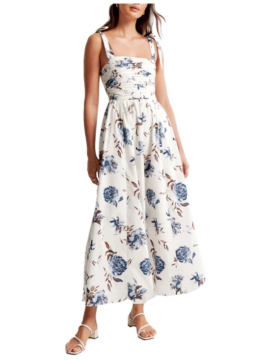 Abercrombie & Fitch Dresses & Skirts - Abercrombie Emerson Tie-Strap Maxi Dress
